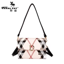 Летние классические клетчатые сумочки известного бренда, высококачественные женские сумки-мессенджеры, женские сумки через плечо