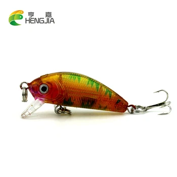 

HENGJIA 20pcs Mini Wobblers Fishing Crankbait Lures Minnow Hard Fishing Bait 5CM 3.6G Plastic Fishing Tackle