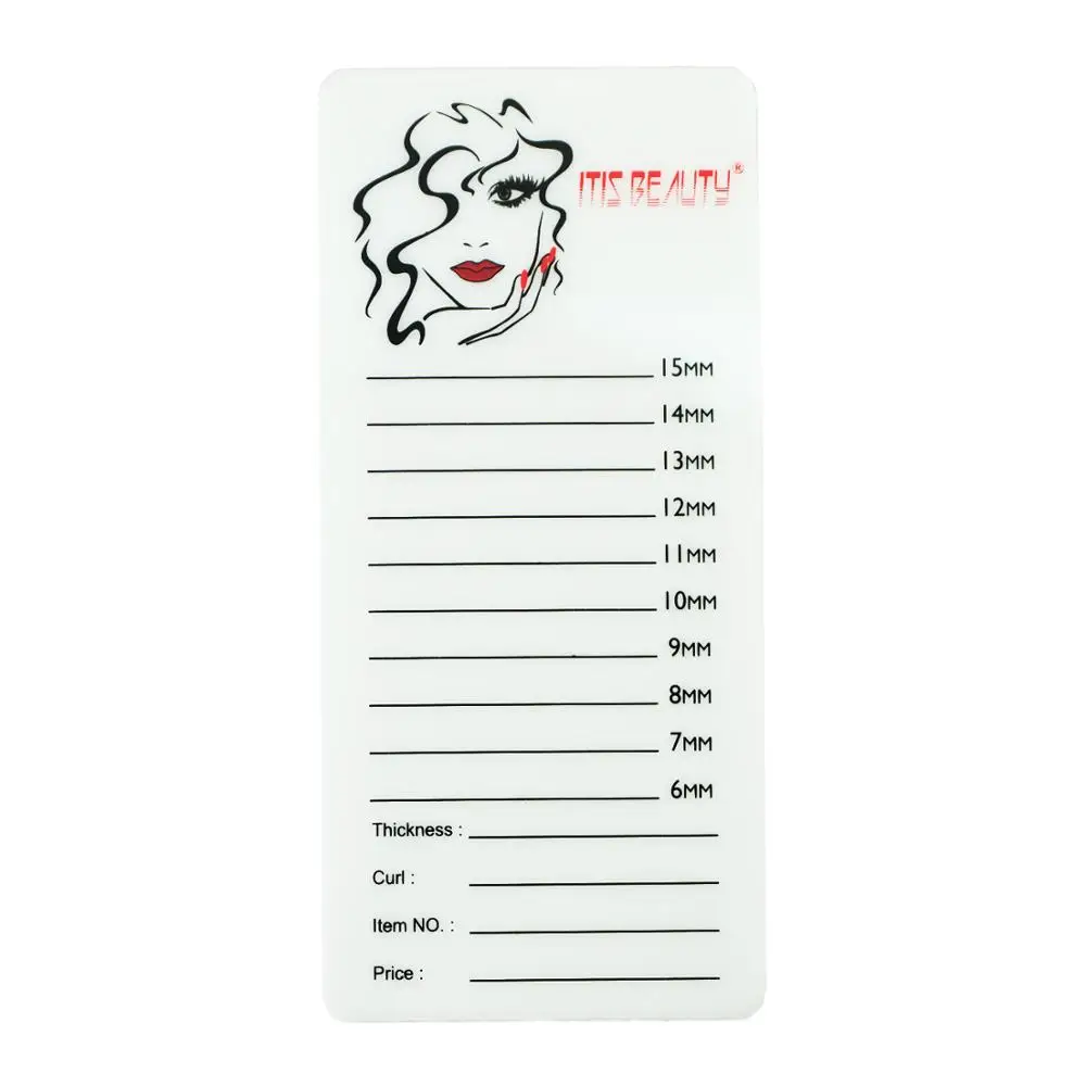 

Eyemix Grafting Eyelash Acrylic Grafting Plate With Scale Makeup Tools Beauty Eyelash Shop For Professional Storage board