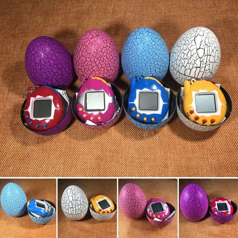 Мульти-цвета Динозавр яйцо виртуальный кибер цифровая игра для домашних животных игрушка тамаготчи цифровой электронный E-Pet