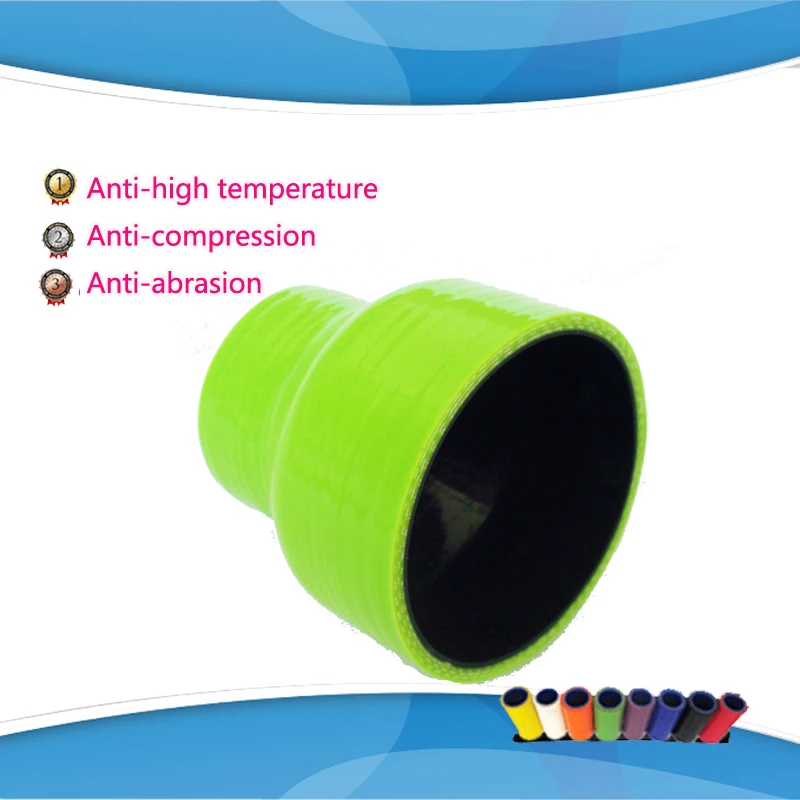 

2 3/8" 60mm to 70mm 76mm Silicone Transition Coupler Turbo Intercooler Pipe Hose Reducer