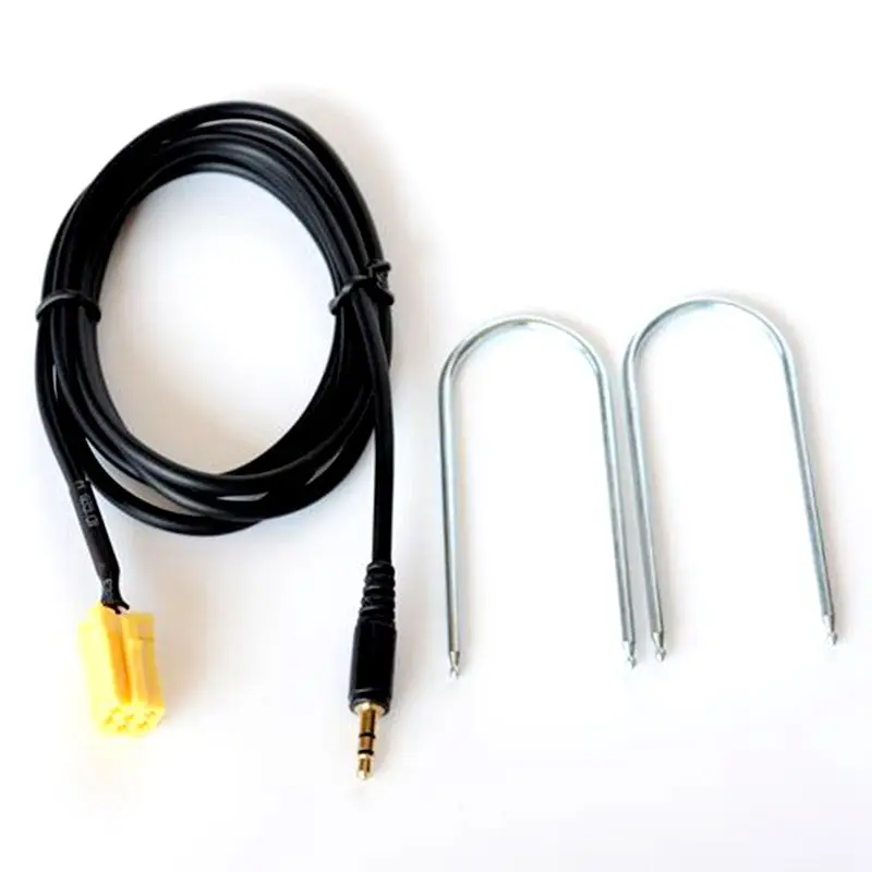 

Car Aux Stereo Audio Line Input Adapter Cable 3.5mm for iPhone iPod MP3+Removal Tool for For Fiat Grande Punto Alfa