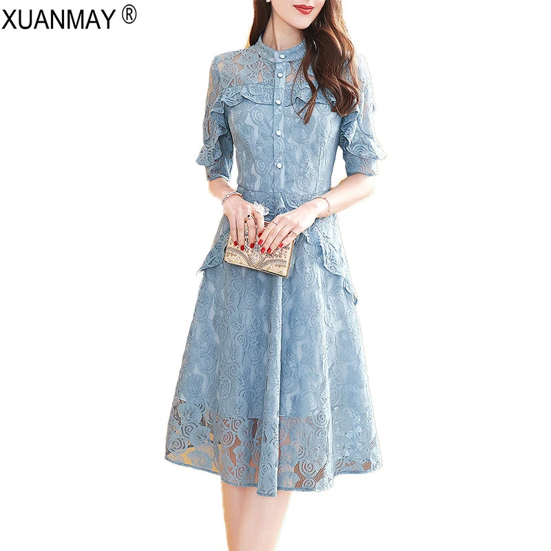 lace dress design 2019