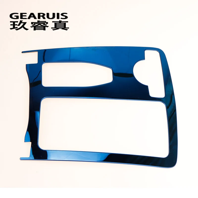 for Mercedes Benz C class W204 Car Blue Inner Center Console Gear Shift font b Box