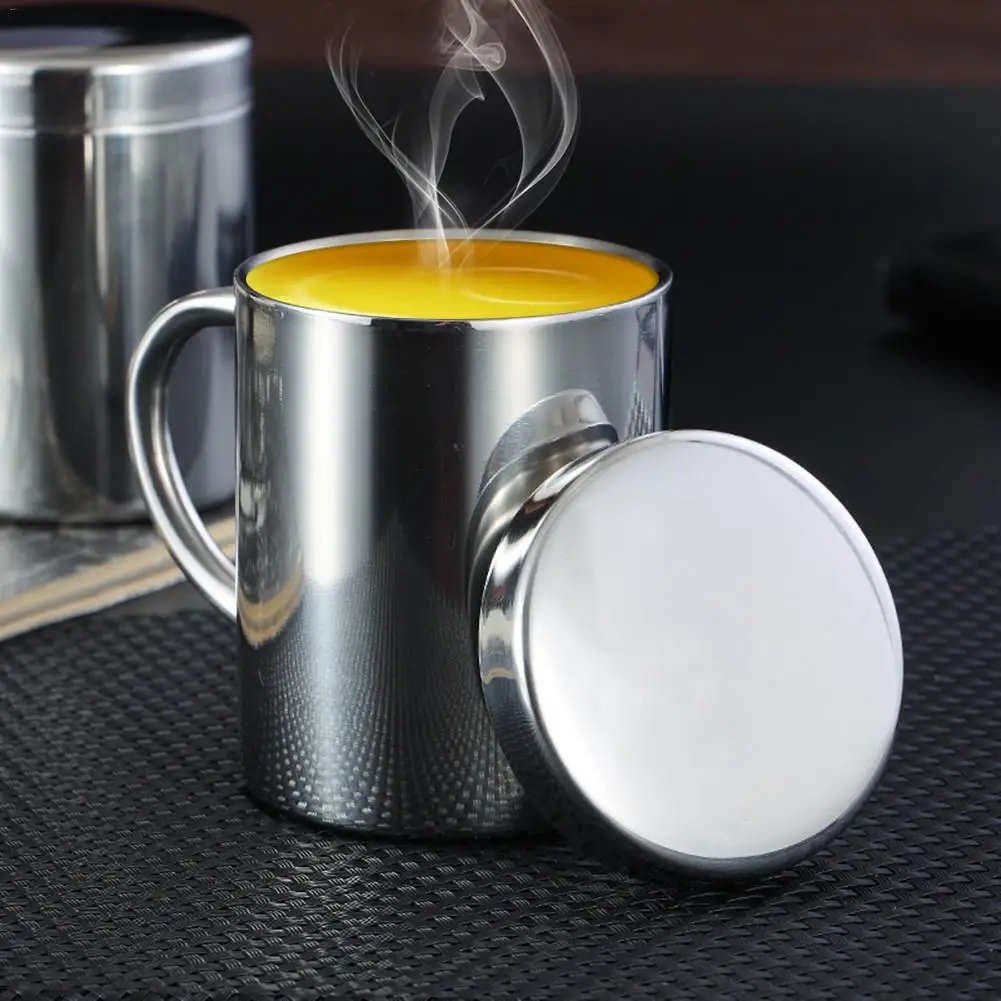 Stainless Steel Cup Stainless Steel Coffee Mug Camping Cup Tea Mug Cup