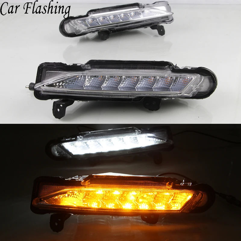 Buy Car Flashing 1 Set LED Daytime Running Lights for