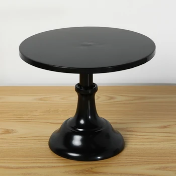 

10Inch Metal Iron Cake Stand Cupcake Holder Grand Baker Cake Stand Adjustable Height Wedding Cake Decorating Tool Dessert Holder