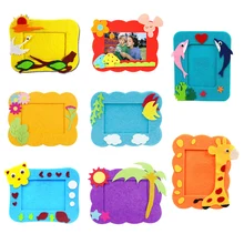 DIY 3D EVA Cloth Sticker Cartoon Photo Frame Puzzle Kids Personalized Jigsaw Child Craft font b