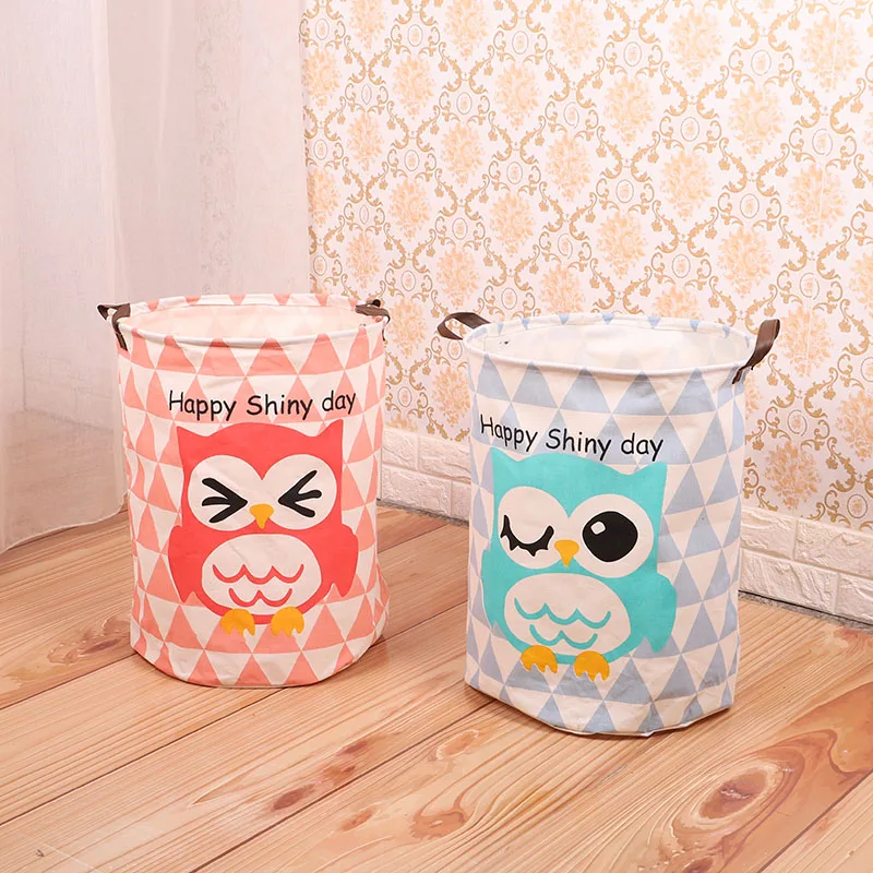 سلة الغسيل القابلة للطي سلة التخزين برميل للأطفال الدائمة لعب خزانة ملابس دلو الغسيل حامل مُنظِم الحقيبة