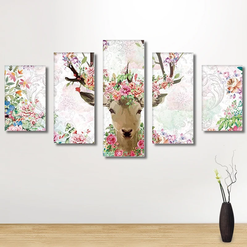 

Full Drill 5D DIY Diamond painting Sika deer Cross Stitch diamond Embroidery Animal Rhinestones diamond Mosaic Home decor