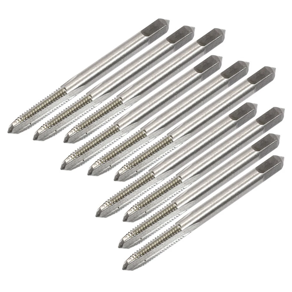 10pcs HSS M5 5mm Thread Tip Straight Flutes Machine Plug Taps | Инструменты
