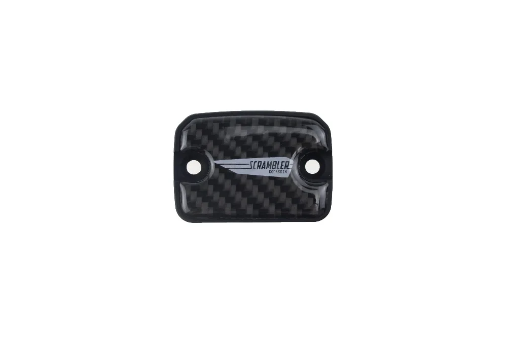 

KODASKIN Carbon Italy Brake Fluid Reservoir Cap Front for Ducati Scrambler ICON (Black)
