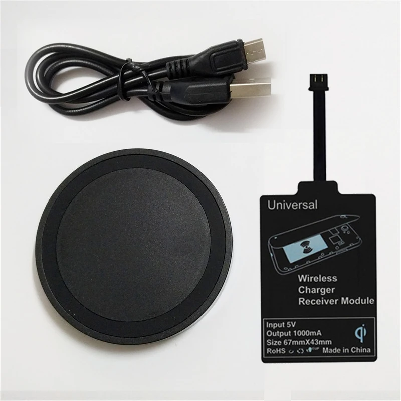 OUDNEAS Qi Universal Wireless Charging Kit Charger Adapter