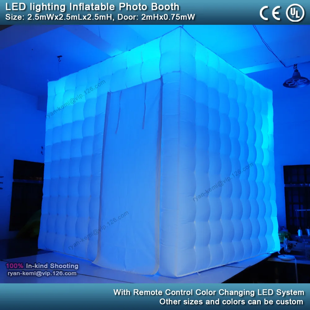 blue-2.5m-8.2ft-inflatable-photo-booth-LED-lighting-portable-inflatable-photo-tent-enclosure-cube-tent-with-blower