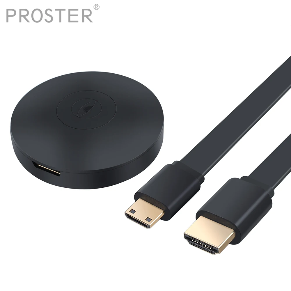 

Proster Wireless WiFi Display Receiver 1080P HD TV For Airplay Miracast Media Streamer Adapter Media for IOS Android
