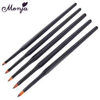 

Monja 8/9/11/12/15mm Nail Art Acrylic Liquid Powder Carving Painting Brush Flower Petal Pattern Desian Drawing Pen Manicure Tool