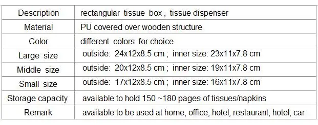 Современный стол дозатор древесных салфеток коробка ПУ ткани держатель для туалетной бумаги полотенца автомобиля коробка салфеток 8 цветов на выбор 526