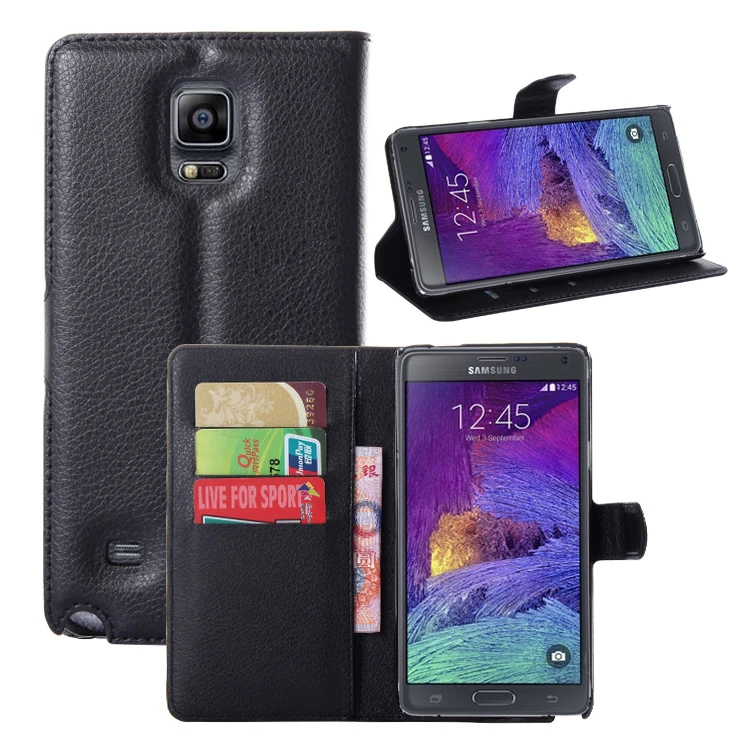 Wallet Flip Leather Case For Samsung Galaxy Note 4 NOTE4 Duos N9100 N910  N910F phone Leather back Cover case with Stand Etui>|case for samsung  galaxy|case for samsungleather case - AliExpress