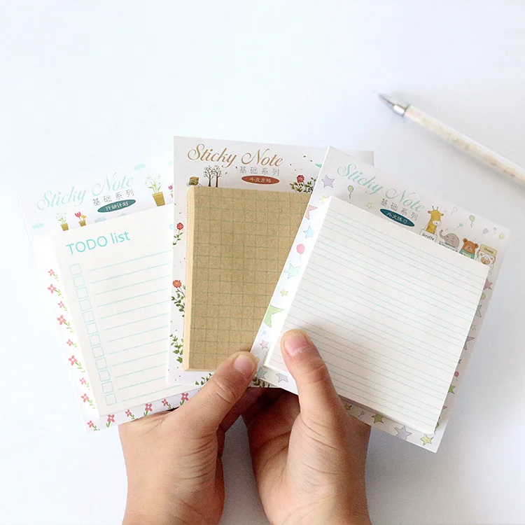 Basic Series Memo Pads self adhesive to do list planner 60 sheets 76