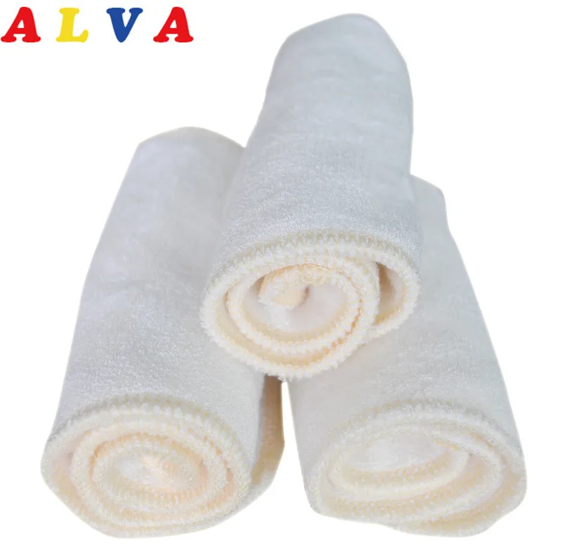 

(10pcs/lot) Alvababy Reusable and Washable anti-bacterial 3 layers Bamboo Insert