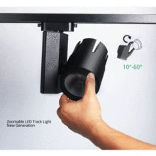 40 Вт 30 Вт рельсовый светильник Светодиодный точечный светильник обувной магазин выставочный светильник ing Zoomable COB алюминиевые лампы с зумом Точечный светильник Iluminacao