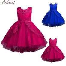 ARLONEET; детская одежда для девочек; свадебное платье для дня рождения; платье для девочек 4-5 лет; костюм принцессы