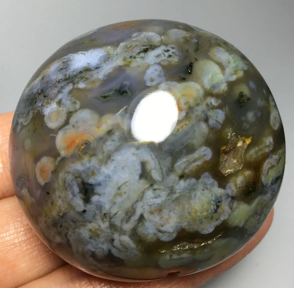 

137g Raw NATURAL OCEAN JASPER QUARTZ CRYSTAL HEALING stones Mineral specimen