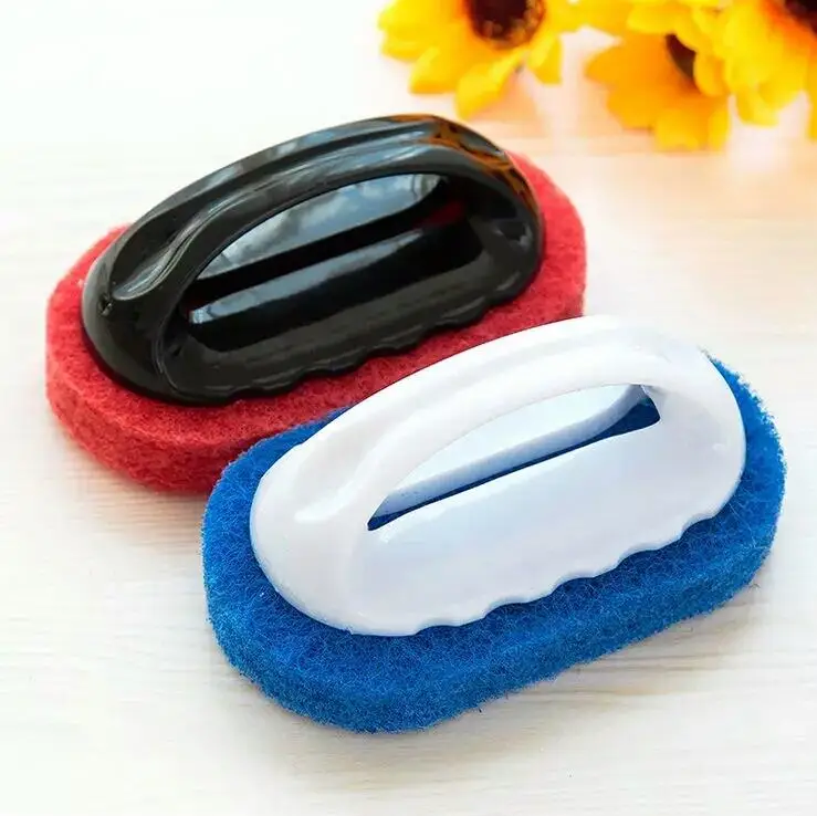 

1PC Handy Magic Sponge Eraser Bath Brush Tiles Brush Wash Pot Clean Brush Sponge Bathroom Accessories Kitchen Cleaning Brush