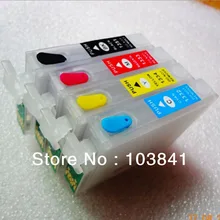 4 шт./лот T1351+ T1332 T1333 T1334 Refillable патрон чернил для принтера Epson Stylus T25 TX123 TX125 TX133 TX135 принтер с чипом
