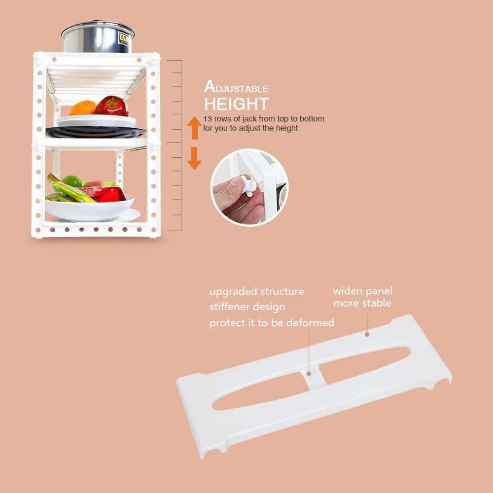 Under Sink Shelf Extendable Storage Stainless Steel And Pp Plastic Rack Adjustable Kitchen Organizer 7 61Ipffoyv5L._Sl1100_