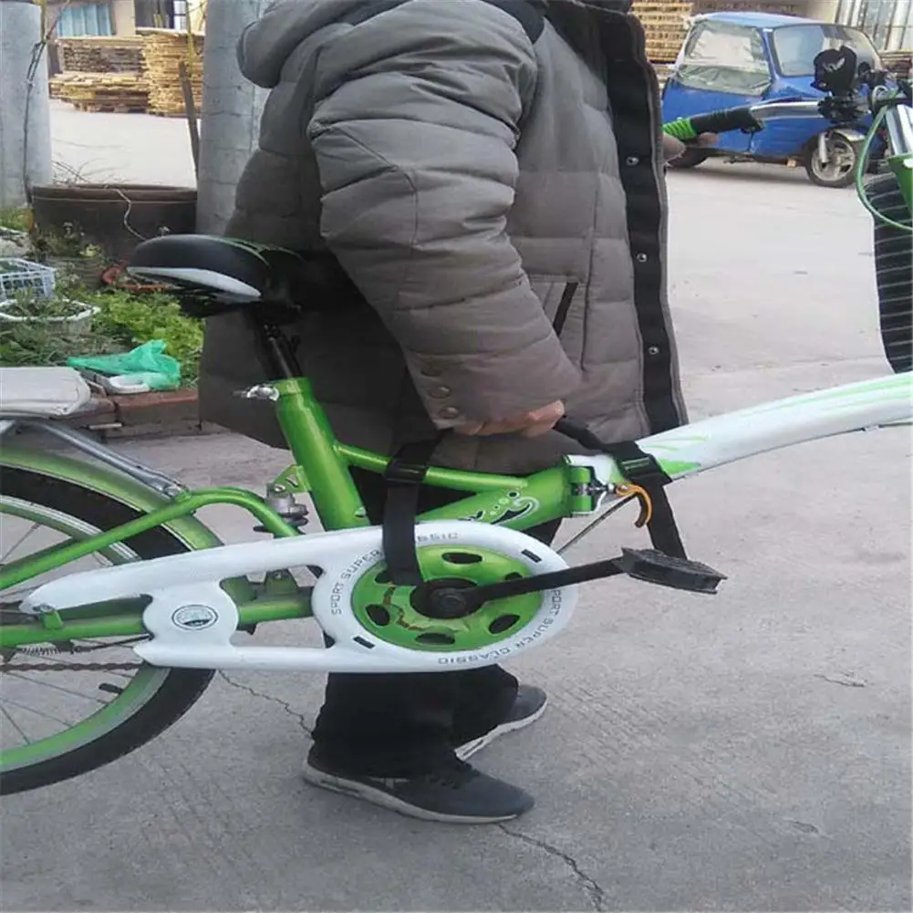 

Outdoor Sports Folding Bicycle PVC Hand Carrying Strap Handlebar Webbing Sewing Strap Handle Bike Accessories Equipment