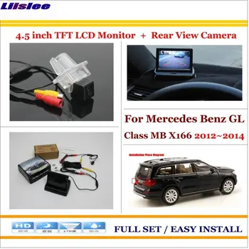 

Car 4.3" LCD Monitor Screen For Mercedes Benz GL Class MB X166 Auto Rear View Camera Back Up Parking Assistance System