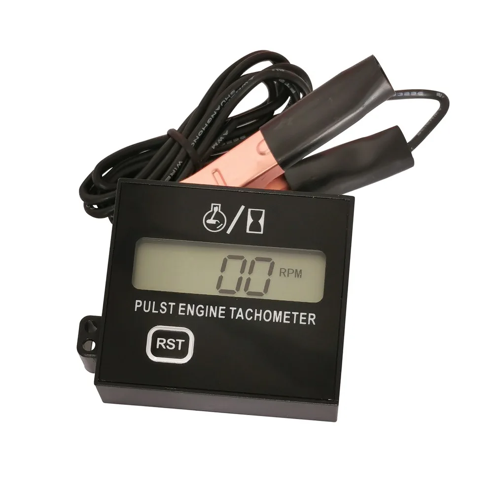 LCD Digital Display Induction Chain Saw Gasoline Engine Pulse Tachometer