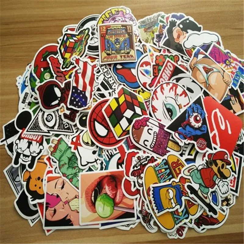 200 шт. случайные наклейки для ноутбука Scrapboking Stiker детей Стайлинг автомобиля