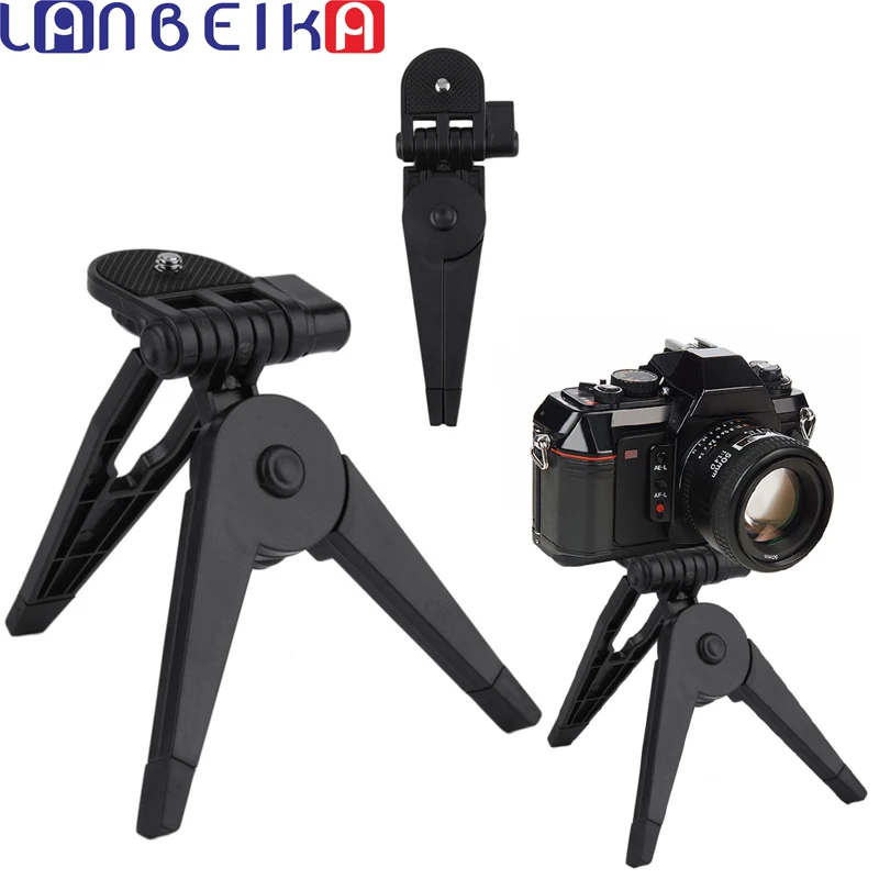 

LANBEIKA Desktop Tripod Plastic Camera 1/4 Screw Mount Adapter Tripod Stabilizer Stand Bracket For GoPro Yi SJCAM Mobile Phone