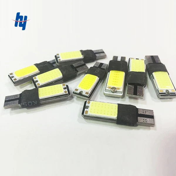 100pcs Super Bright T10 COB W5W Car font b Led b font Side Tail Interior Turn