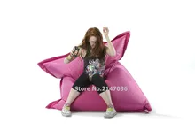 Pink fashion outdoor bean bag chair, indoor music relax beanbag recliner