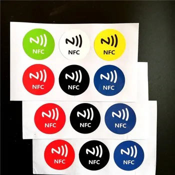 

6Pcs NFC Ntag213 TAG Sticker 13.56MHz NTAG203 Universal Label NXP Support Android NFC Phone