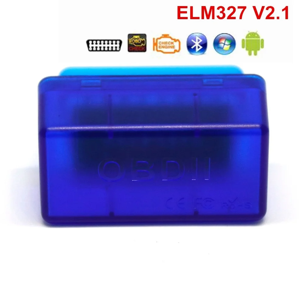 [10 шт.] V2.1 автомобильный мини сканер ELM327 OBD2 Bluetooth OBDII 2 тестер ELM 327 диагностический