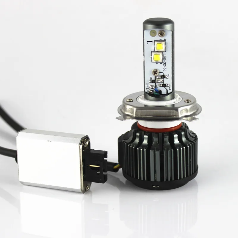 Y ksek G H4 4800LM Araba LED Y ksek d k ift Huzmeli Far led 