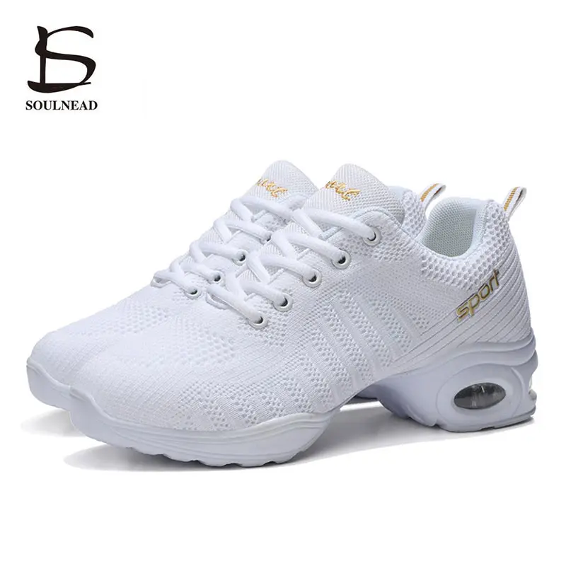

Spring New Dance Sports Shoes Women's High Quality Flying Woven Mesh Sneakers Ladies Girls Modern Jazz Dancing Shoes Female shoe