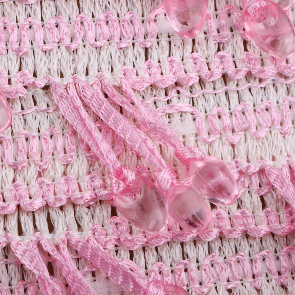 12 Meters Luxury Style Beads Tassel Trimming Curtain Tassel Trims Lace for DIY Sewing Bag Sofa Upholstery