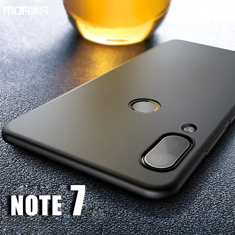 Чехол для xiaomi redmi note 7, MOFI redmi note 7 global PC, жесткий чехол на заднюю панель для redmi note7, полный Чехол, матовый чехол