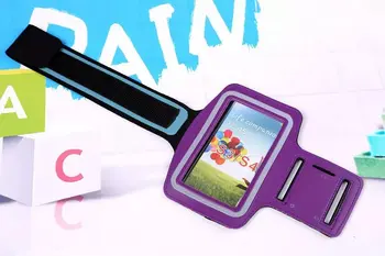 

50 pcs/lot berjalan yang Universal Armband tas kasus for Samsung Galaxy i9600 S5 S4 i9500 S3 i9300 ponsel lengan Band pengiri