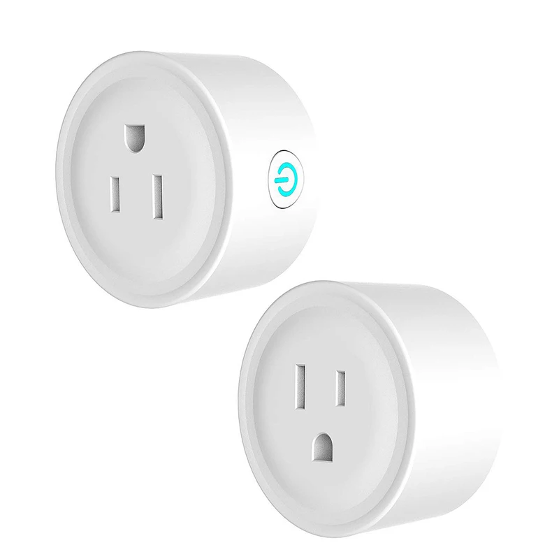 

WiFi Smart Socket,Mini Smart Plug 2 Packs,US Plug Suitable for Alexa,Google Home/IFTTT,APP Remote Control,Support Wifi Voice C
