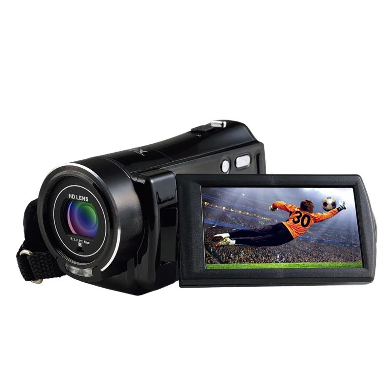 Ordro V7 Home Use HD 1080P 24MP Digital Video Camera With Rotating LCD Screen