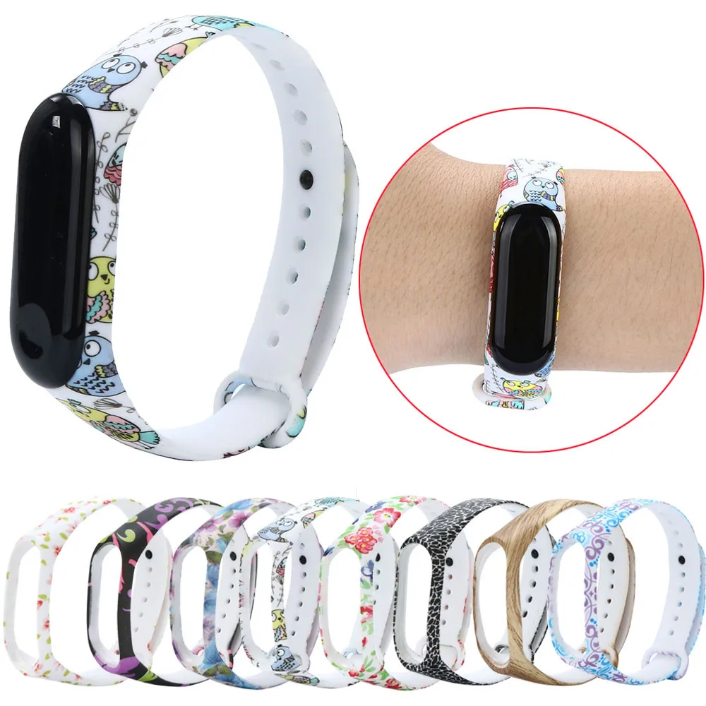 

Stylish Soft Silicone Strap Lightweight Sport Wristband Replacement Strap For Xiaomi Mi Band 3 Watch Band For Mi Band NEW L0506