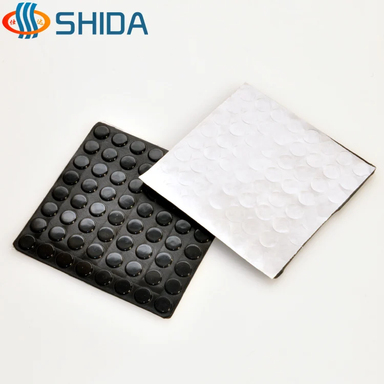 

320pcs 11*2mm self adhesive soft black anti slip bumpers silicone rubber feet pads high sticky shock absorber free shipping