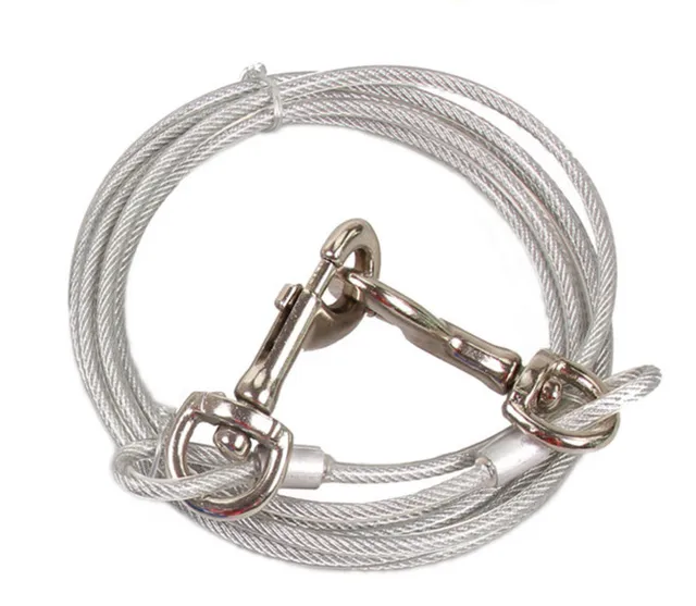 Dog Leashes 3m 5m 10m Double End Stainless Steel Strong Durable better