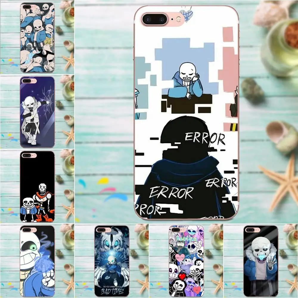 Дизайн игры Undertale Sans постер для Apple iPhone X XS Max XR 4 4S 5 5C 5S SE 6 6S 7 8 Plus Цитата Тонкий